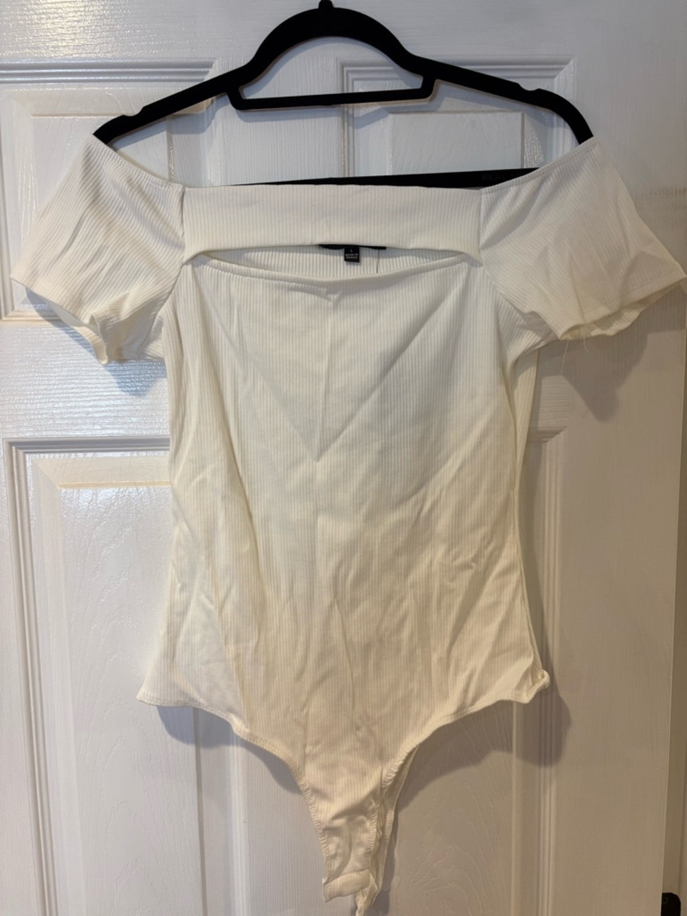 Tags on! Lulu's Off-Shoulder Bodysuit